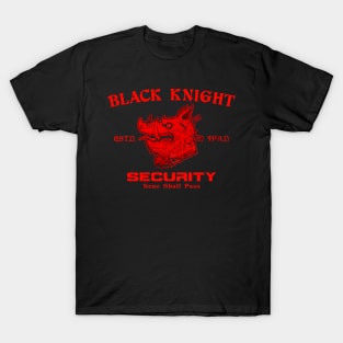 Black Knight Security (Black Print) T-Shirt